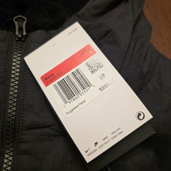 Nike Tech Thermal Full-Zip Jacket Black HJ2932-010 Men's Size L - Picture 5 of 6